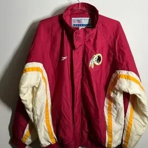 リーボック　プルオーバーナイロンジャケット　NFL　レッドスキンズ　ドローコード s_wp_659edef89464f33eeb58236c.webp